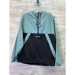 Timberland Winderbreaker‎ Jacket Pullover Blue Black Mens Size Medium